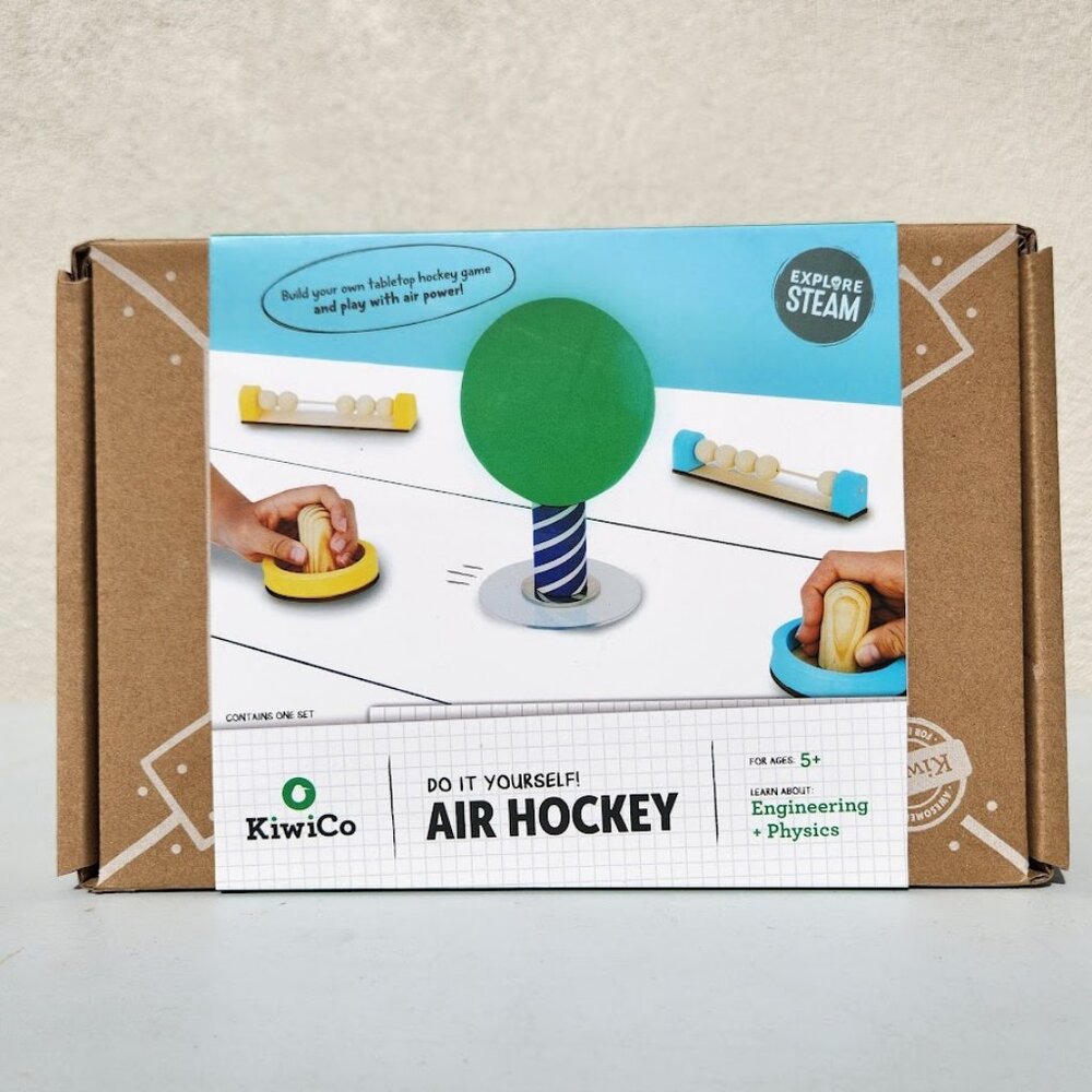 KiwiCo Air Hockey Kiwi Co Craft Kit STEM Toy Set Built once. All parts included.